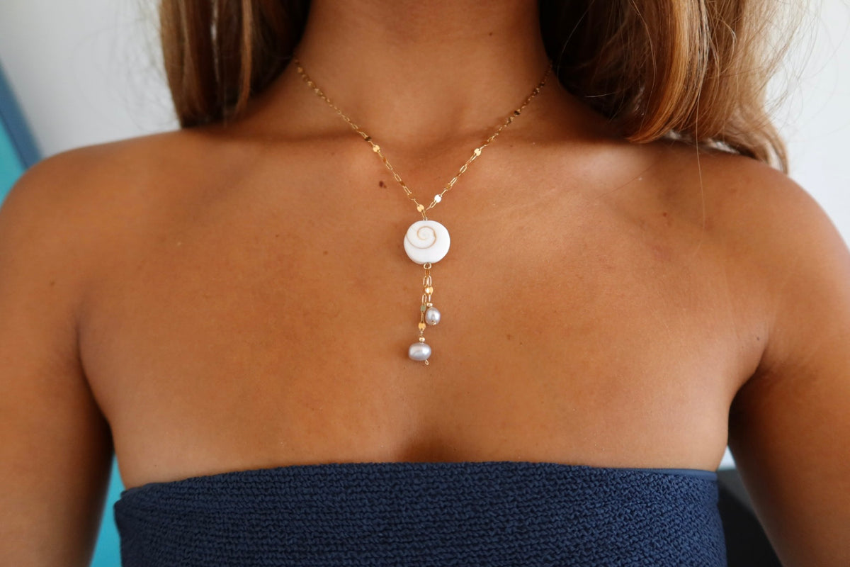 Sea spiral necklace