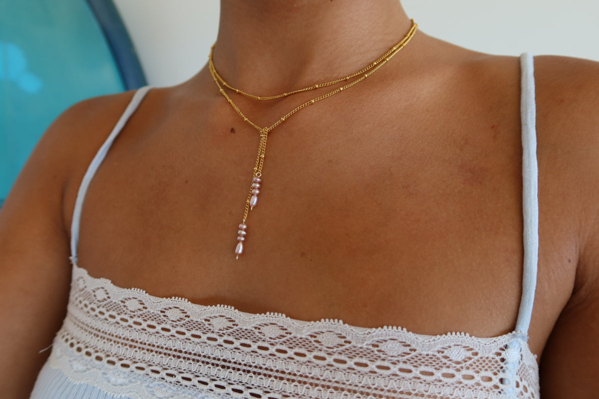 Pearl wrap gold-filled