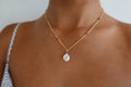 Beaded pearl necklace