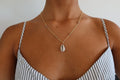Beaded shell necklace