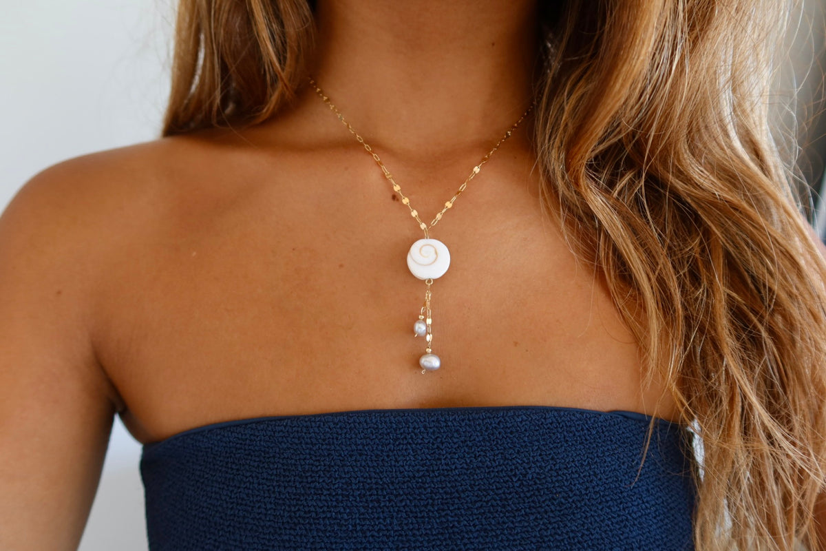 Sea spiral necklace