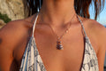 hebrew cone shell pendant necklace